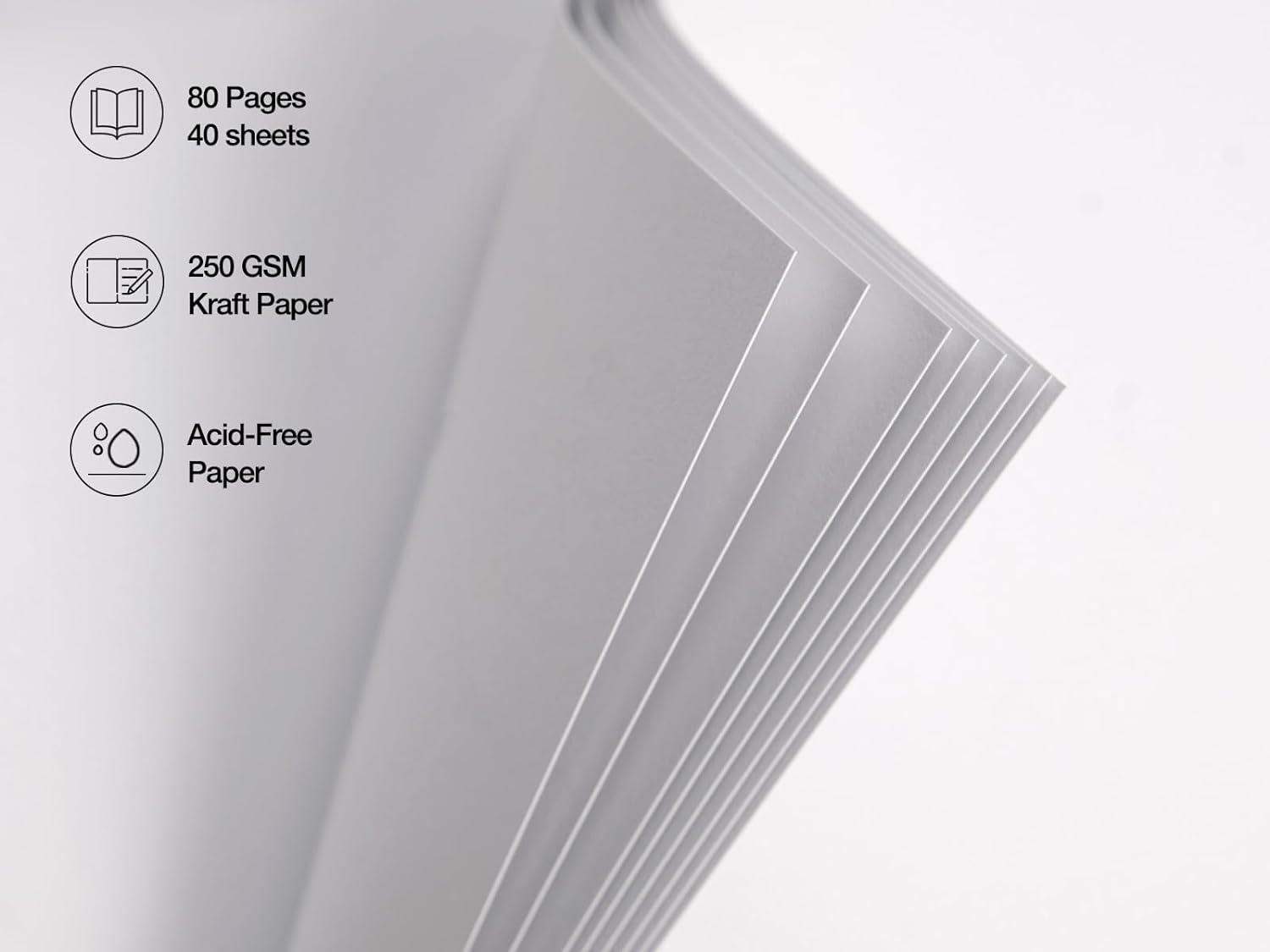 DIY Scrapbook, Photo Album, Thick Kraft Blank White Paper, Memory Book for Wedding and Anniversary -8 x 8 Inch(80 Pages) DIY Scrapbook, Photo Album, Thick Kraft Blank White Paper, Memory Book for Wedding and Anniversary -8 x 8 Inch(80 Pages)